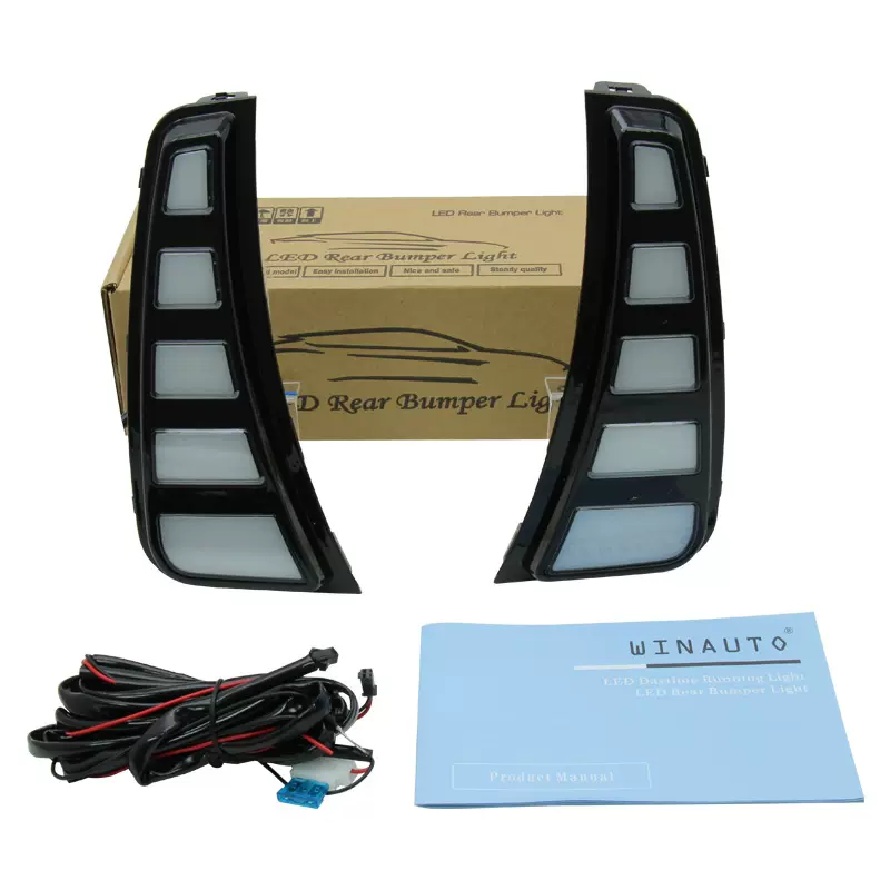 适用于20-21年现代索纳塔 带流光黄蓝 三色 日间行车灯 专车专用