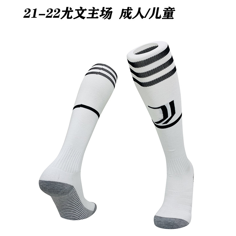 thumbnail image 1 of Calcetines de fútbol de Club, calcetines de fútbol de Giants, ropa para adultos, calcetines deportivos gruesos con parte inferior de toalla, modelos para niños Juventus, 1 of 2