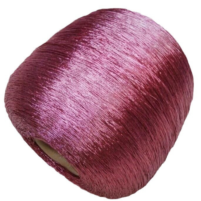 Double-Wound Gold and Silver Thread, Overlock Thread for Lace Weaving, Core-Spun Gold Yarn, Glitter Gold and Silver Yarn, Factory Ready Stock Supply