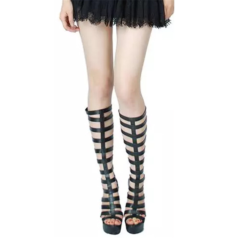 Enrolado con sandalias de verano para mujeres 2021 nuevo tacones rojos delgados temperamento de una palabra cool tacones 15CM