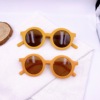 Children's retro glasses, cute sunglasses, sun protection cream, new collection, 1-8 years, UF-protection