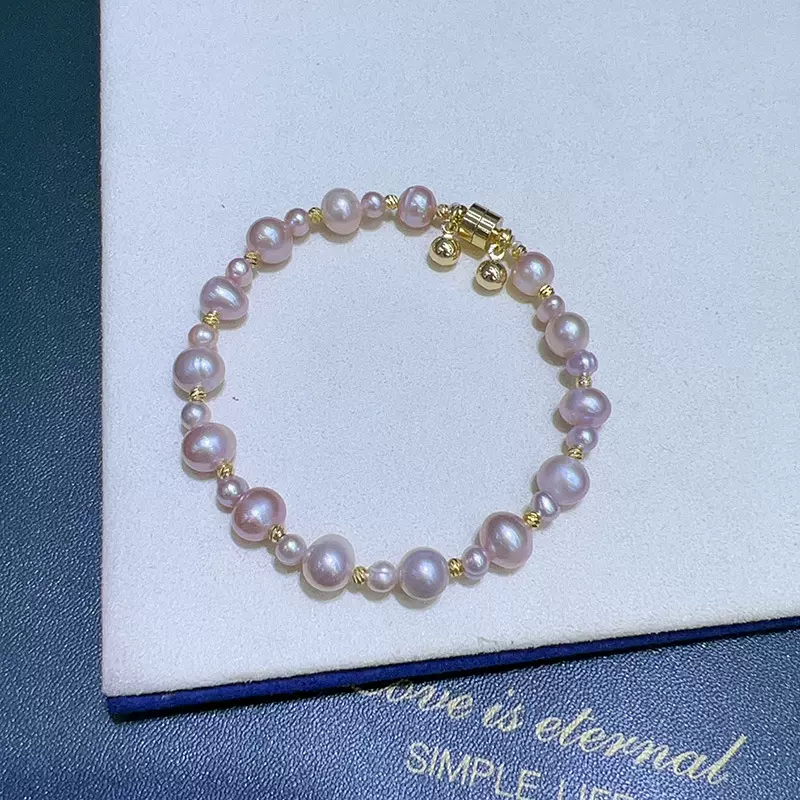 新款淡水珍珠女式手链小众时尚百搭高级感精致手链