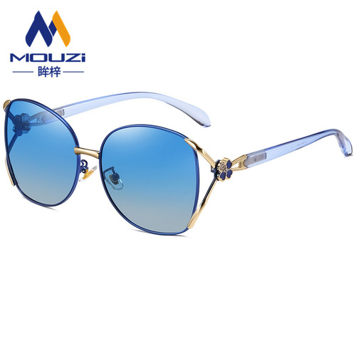 Polarized Sunglasses for Women from European and American Brands, Fashion Gradient UV Protection with a High-End, Instagram-Inspired Trend