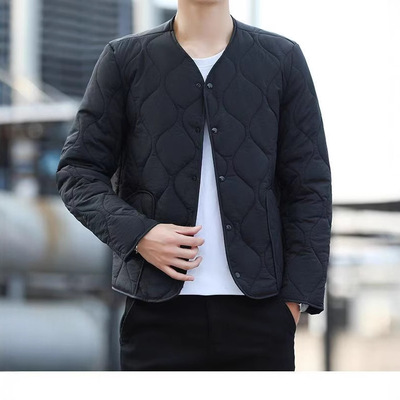 2024秋冬季男士内胆棉服加厚棉衣内穿贴身防寒保暖小棉袄御寒百搭