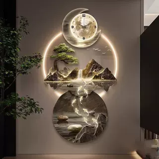 石来运转玄关装饰画抽象高级感轻奢立体砂岩肌理挂画入户走廊壁画