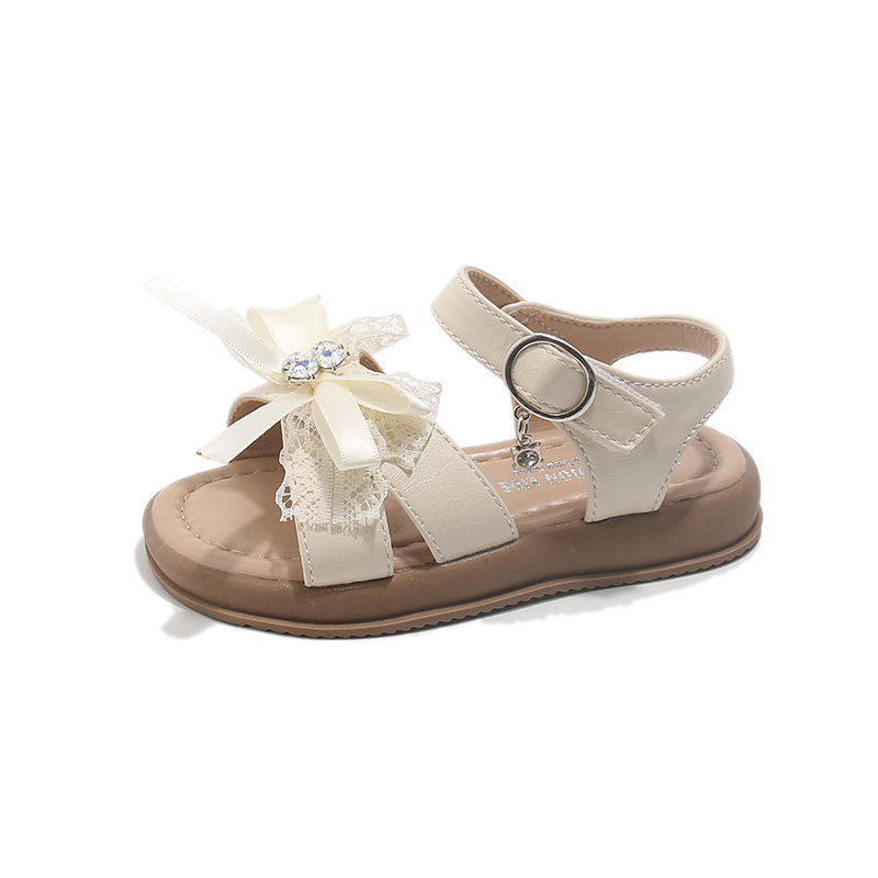Sandálias de arco para niñas 2026 verano nuevo tipo de zapatos de playa suaves para niños grandes zapatos de moda suaves image 6