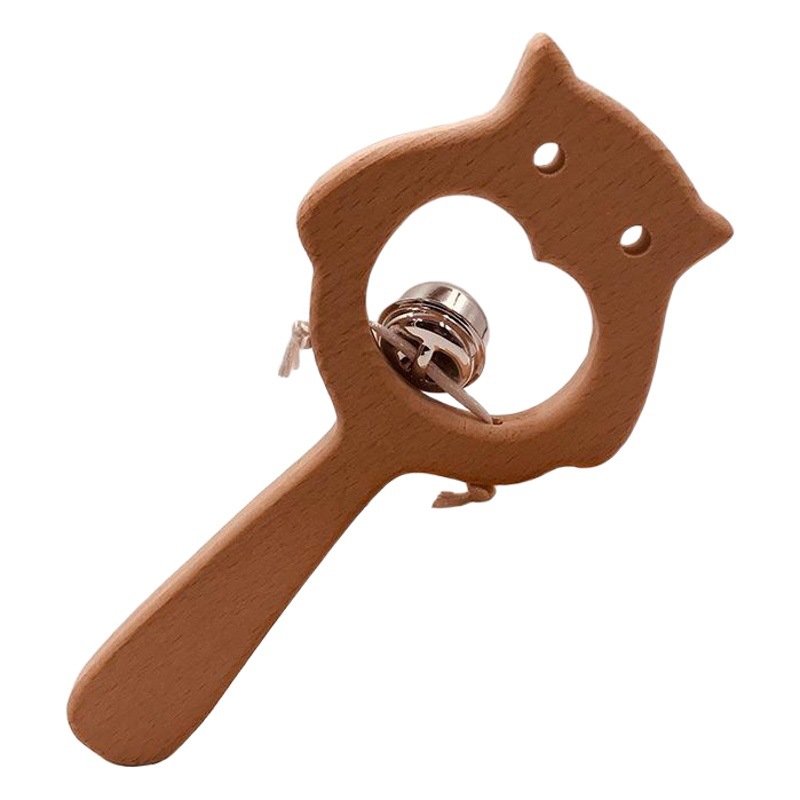 Accesorios de joyería de bricolaje Beech Bear Rattle manualidades puesto molar dientes-fortalecimiento mordida bebé dientes-morder juguete