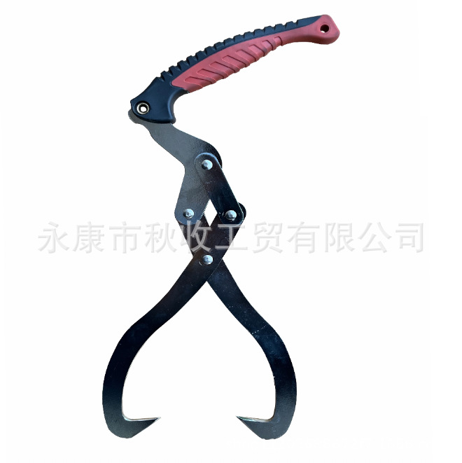 镀铬防锈劈柴堆柴工具树木夹小爪钩吊钩原木钳