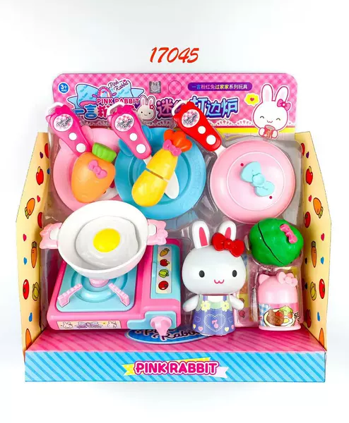 17045 One-word Pink Rabbit-Mini side stove