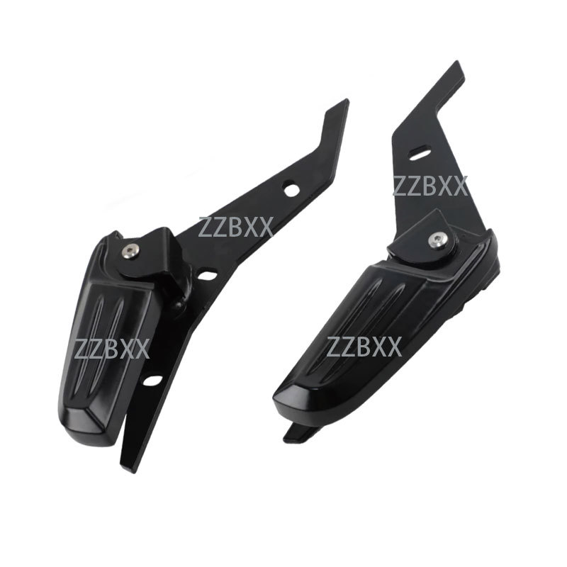 Suitable for Piaggio Motorcycle Rear Seat Modification Accessories (Lanmeda Pedals) Folding Spinning Pedals