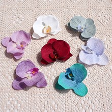 欧美色系蝴蝶兰花朵花头小号帽子花沙滩鞋服装装饰花手工diy花材