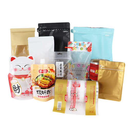 Plastic aluminum foil kraft paper food packaging bag beverage bag coffee bag sample multiple types to choose from