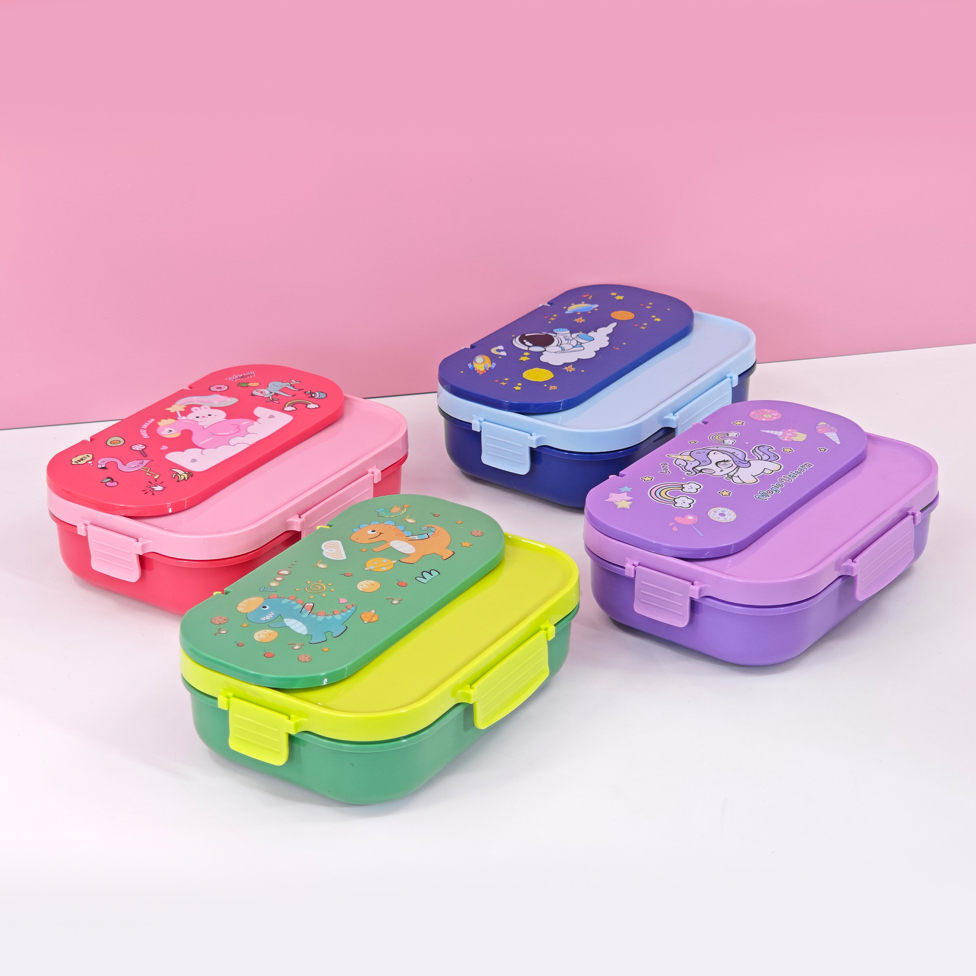 Postaje gratuito para adultos oficina almuerzo con cubiertos, microondas portátil caja de almuerzo de plástico de gran capacidad