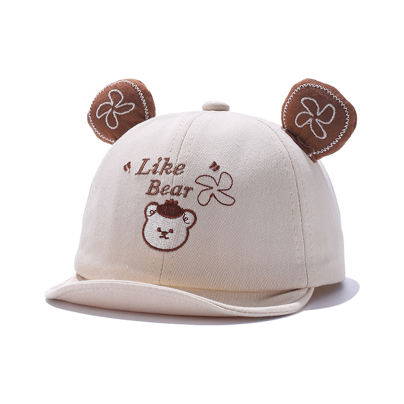 6-24 Meses sombrero para bebés primavera y otoño delgado lindo sombrero de lengua de pato primavera sombrero de béisbol para niños pequeños sombrero de pantalla solar dibujos animados