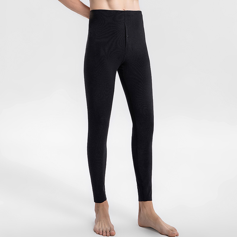 Pantalones calientes de otoño de cotton, pantalones cálidos para hombres, pantalones de algodón sin marcas de doble cara, pantalones de invierno nuevos