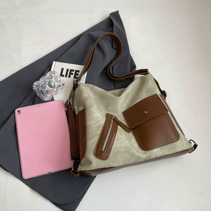 Shoulder bag, one-shoulder bag, capacious backpack, Korean style