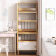 Living Room Simple Modern Bookcase Student Household Cabinet Simple Bookshelf Floor Storage Rack Solid Wood Bookcase Storage Rack
