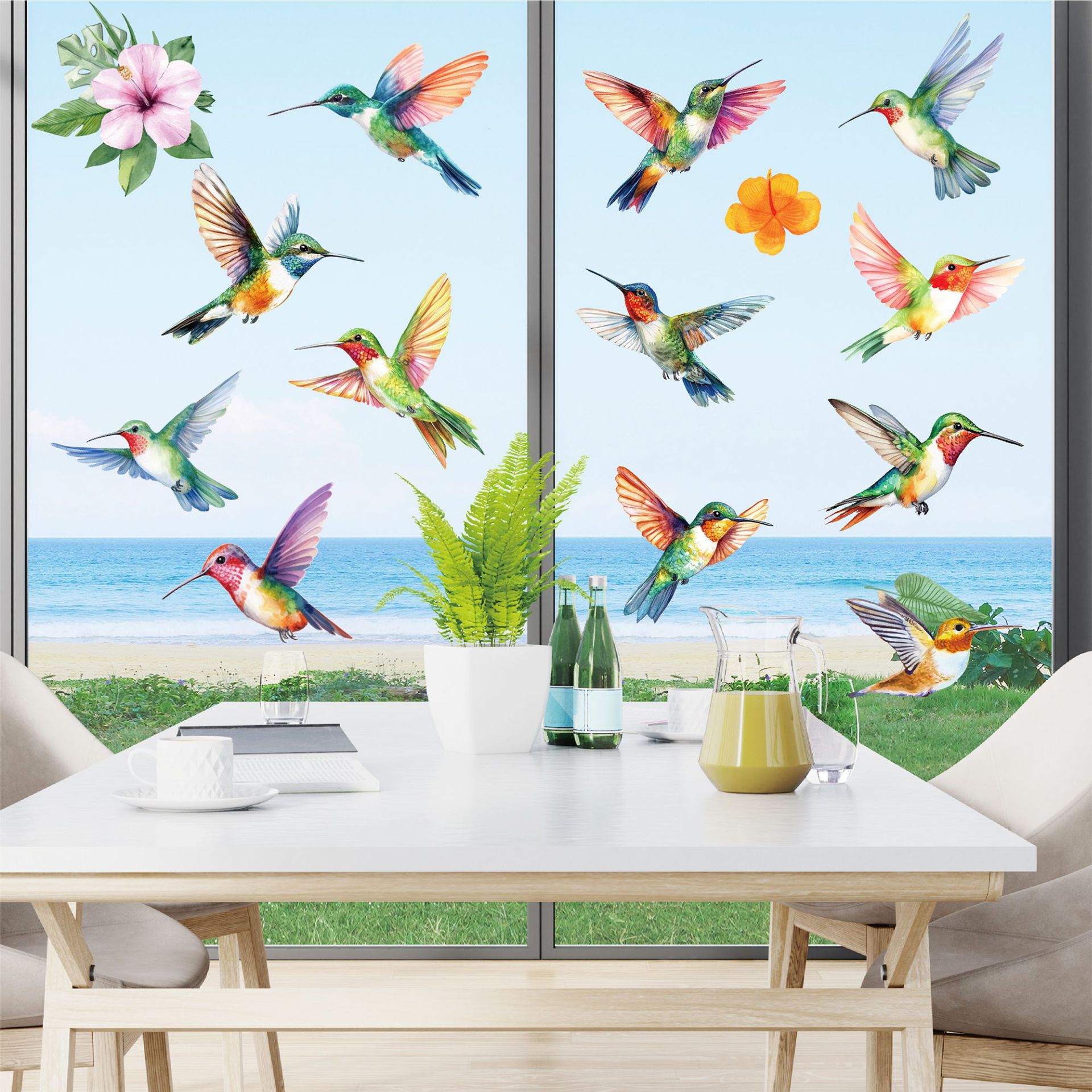 水彩蜂鸟效果图06-01