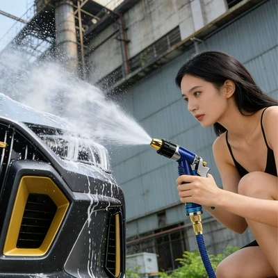 High pressure car wash water gun | Hose, Pure Copper, Pressure-Boosting, for Watering