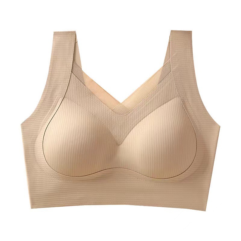 Bra de encaje de mujer fija copa chaleco tipo colapsar colgando pechos colaterales anti-gravedad tirar sin marcas de espalda belleza sujetador image 6