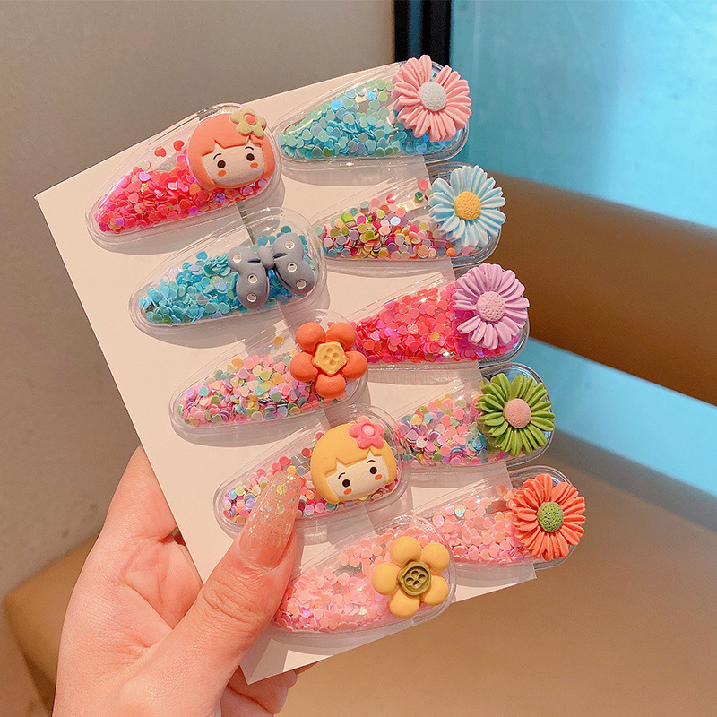 Bebé súper lindo clip tocado fruta de los niños pequeño clip horquilla rota de la niña linda verano Bangs horquilla accesorios para el cabello