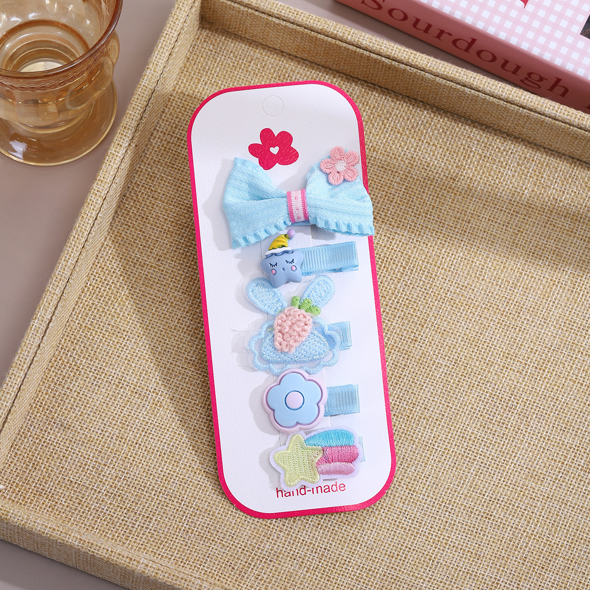 Niña envuelta en tela pequeña pinza para el cabello accesorios para el cabello niños lindo bebé súper lindo bebé bebé bebé pelaje de lanugo nuevo tocado de horquilla image 11