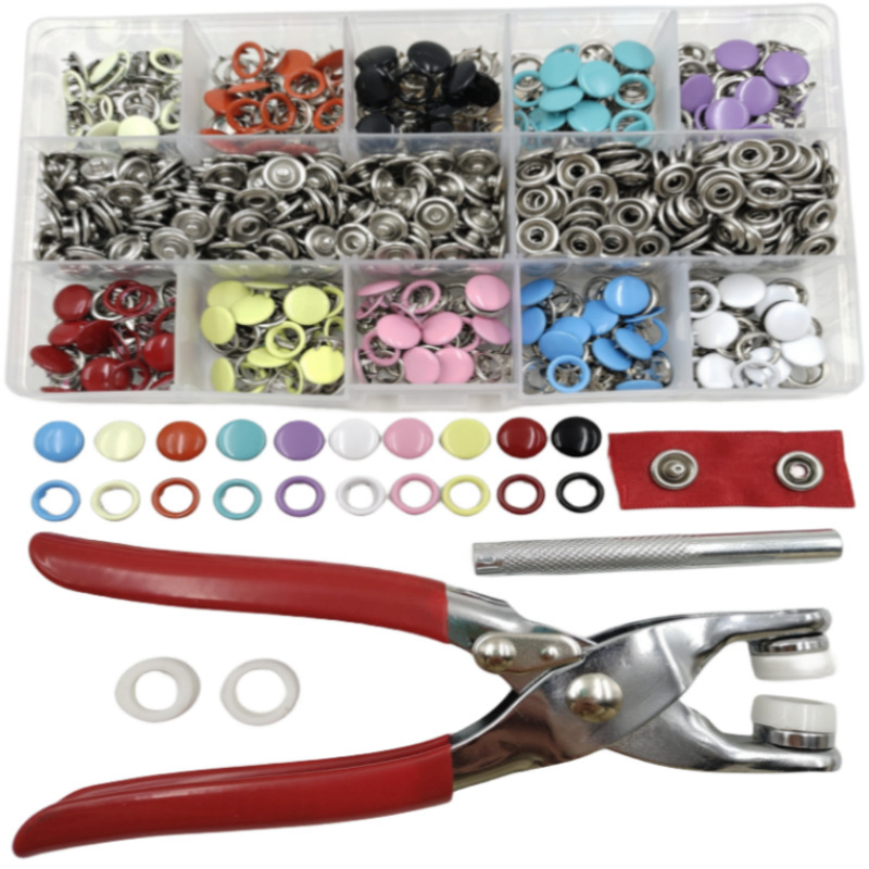 Colorful solid hollow five-claw buckle suit snap metal hidden buckle seamless artifact five-claw buckle baby baby button