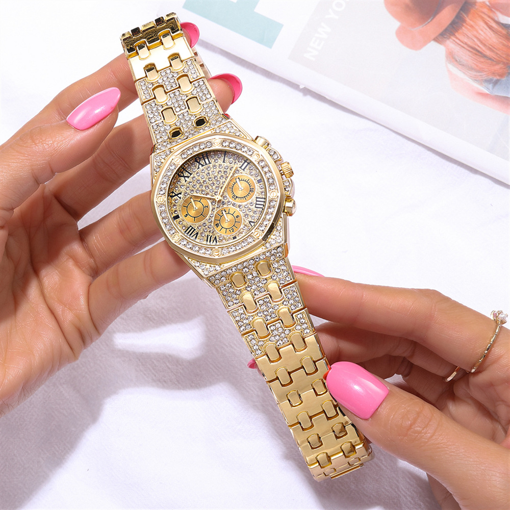 128g Weight Ordinary Glass Mirror Material Stainless Steel Strap Material Watch Classification Pointer Display Type Horseshoe Buckle Buckle Style Round Dial Shape Daily Occasion Quartz Movement Round Pattern Women'S Gender Simple Style Style Simple Style Round Horseshoe Buckle Quartz Women's Watches