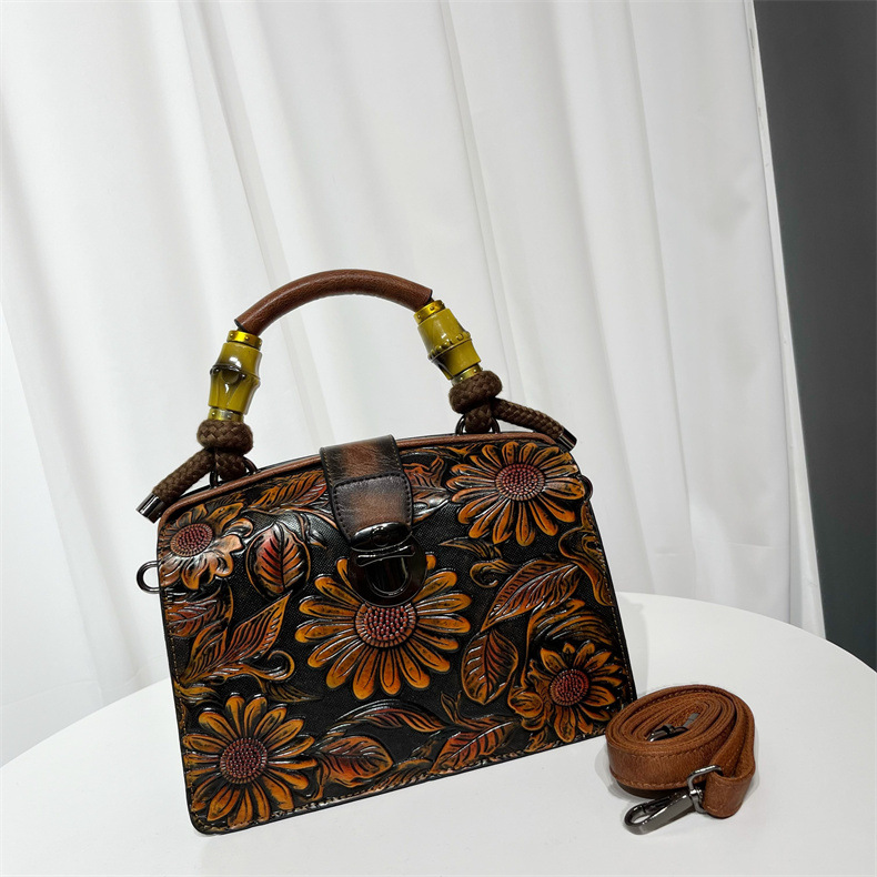 design retro ethnic small one-shoulder bag for leisure