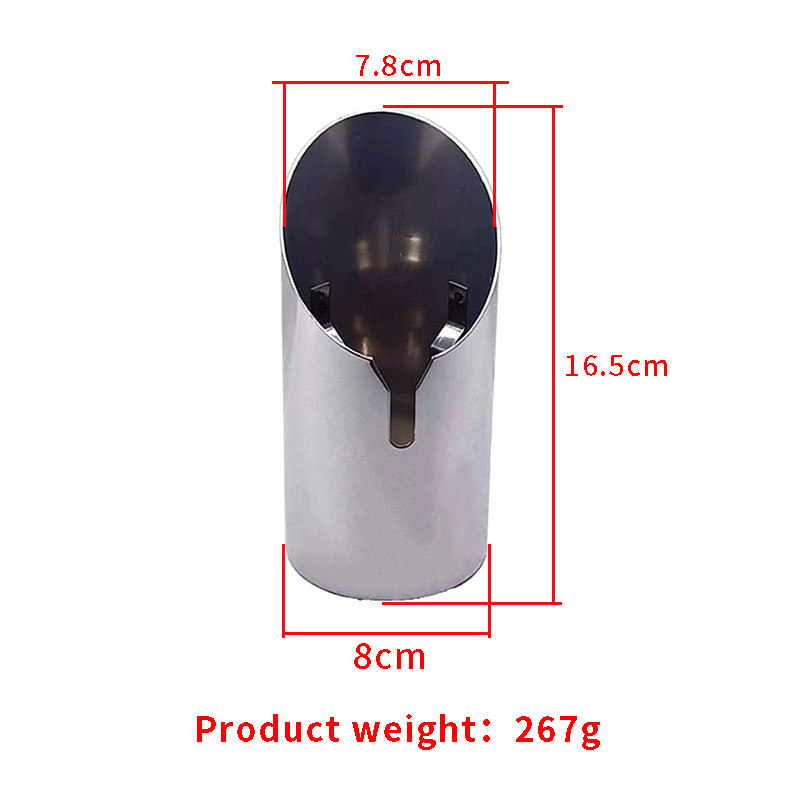 Suitable for 18-19 BMW 3 Series tail throat 320Li 330Li exhaust pipe decoration stainless steel tail throat silencer