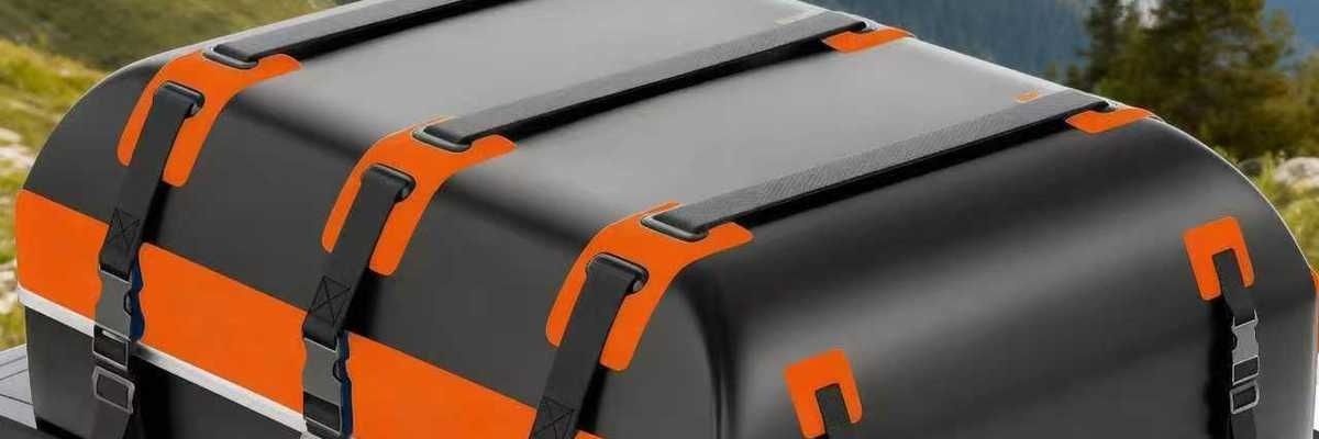 Waterproof car luggage bag, wear-resistant storage luggage box, car luggage rack, roof-mounted SUV large-capacity rainproof plastic