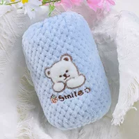 Рукава короткие теплые пуховые детские рукава вышивка smile маленький медведь милый осенний и зимний пуховик противообрастающих рукава