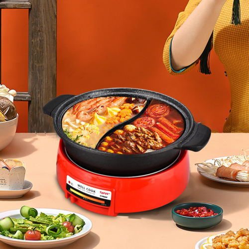Korean Maifanstone TC8800 Large Turtle Pot Maifanstone Electric Hot Pot Household Multi-functional Hot Pot and Grill