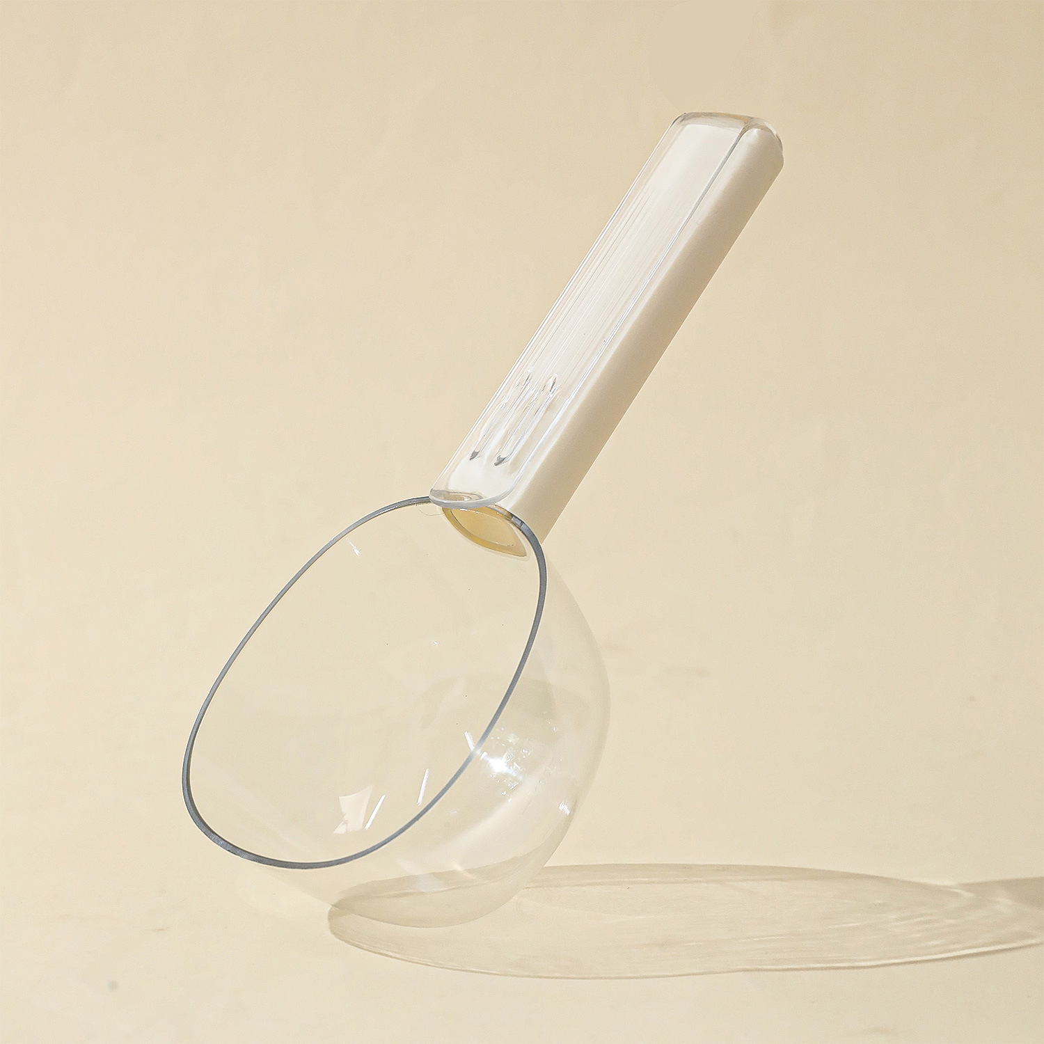 Cuchara de grano semipermeable con escala colgante de dopamina Cuchara de grano sellada multifuncional Cuchara de grano para gatos Cuchara de alimentación Taza medidora para mascotas