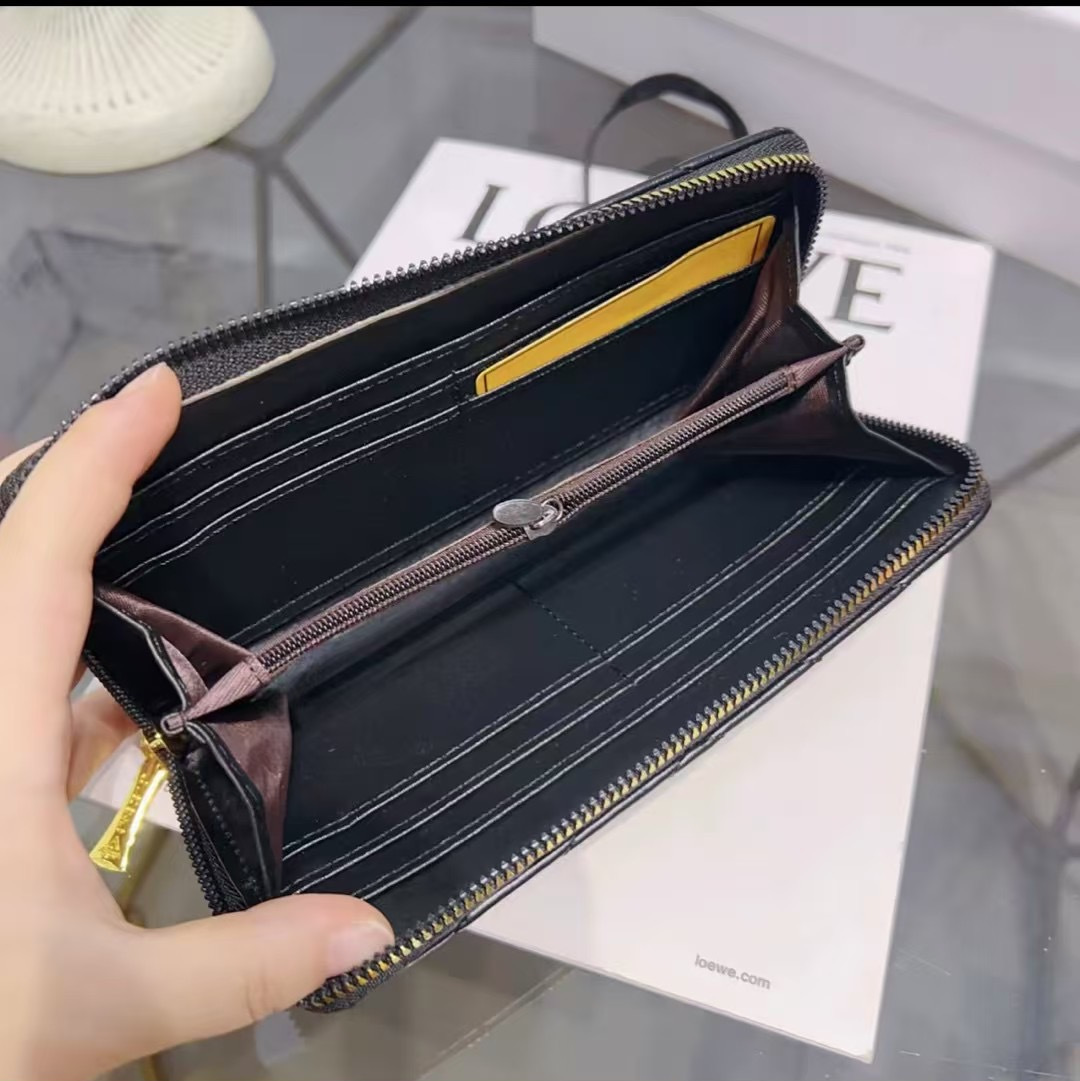 2024 nueva bolsa de tarjetas para mujeres bolsa de teléfono móvil bolsa de mano PU larga bolsa de cambio