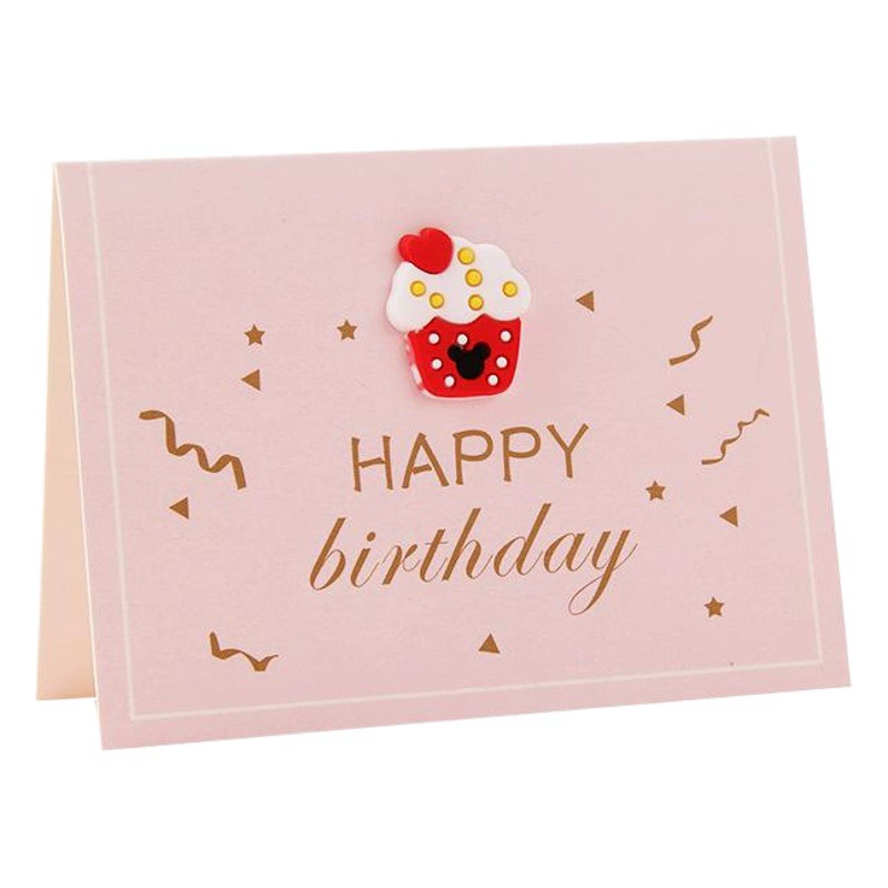 Креативная трехмерная поздравительная открытка День Святого Валентина Танабата поздравительная открытка цветок выпечка день рождения спасибо благословение карты на заказ оптом