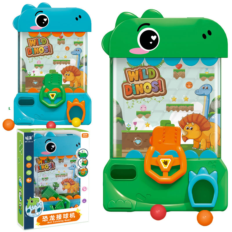 Dinosaur ball catching machine 961-16 simulation bean catching machine puzzle play house Desktop interactive game children's toys wholesale