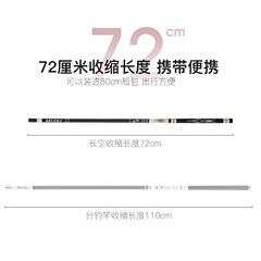 佳釣尼長空溪流竿台釣竿手竿超輕硬魚杆釣魚竿4.5鯽魚竿手杆