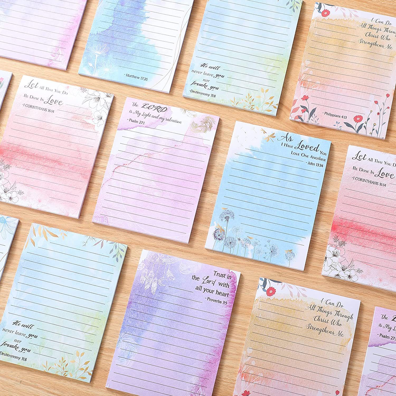 Sticky Note, Notepad Stationery Type 1 Piece 1 Set Letter Class Learning School Paper Cute Sticky Note Notepad