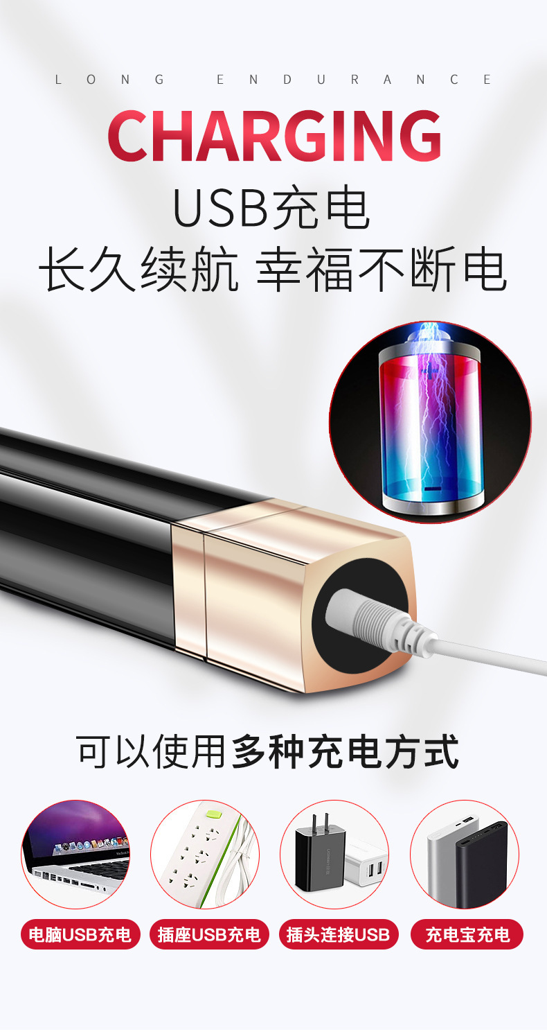 Jiuai Lipstick Vibrator for Women, Silent 25dB Bullet Massager, Non-Remote Control, Silicone Adult Toy — detail image 18