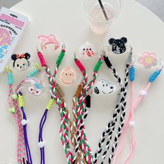 Quicksand Mickey mobile phone back clip mobile phone shell rope strap hanging chain lanyard mobile phone clip crossbody back clip lanyard clip