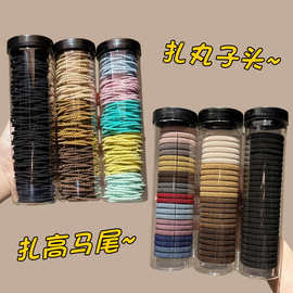 高弹力发圈女2025新款扎头发马尾发绳成人耐用皮套橡皮筋头绳发饰