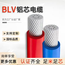 廠家批發國標 BLV10-300平方家用電源線單塑鋁芯線PVC絕緣布電線