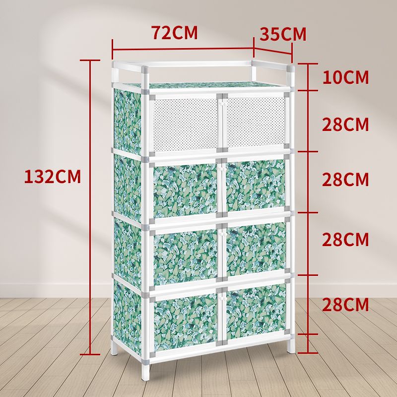 armario de comedor de aleación de aluminio simple armario de cubierta pequeño armario de alquiler armario de almacenamiento armario de cocina doméstico armario de almacenamiento multicapa