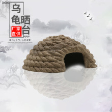 乌龟晒台大小爬台巴西鳄龟晒背台浮台浮岛宠物爬坡躲避屋鱼缸造景