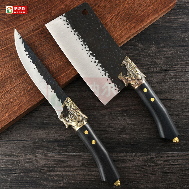 切肉刀菜刀手工鍛打剔骨刀割肉刀剝皮刀出骨刀 龍泉不鏽鋼廚刀