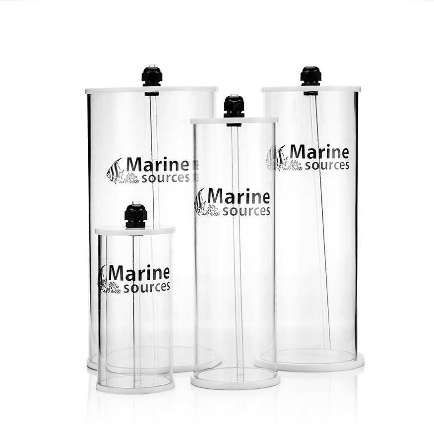 新款2.5升带刻度亚克力储液桶 配Ca Mg标签贴纸 滴定泵液体储存