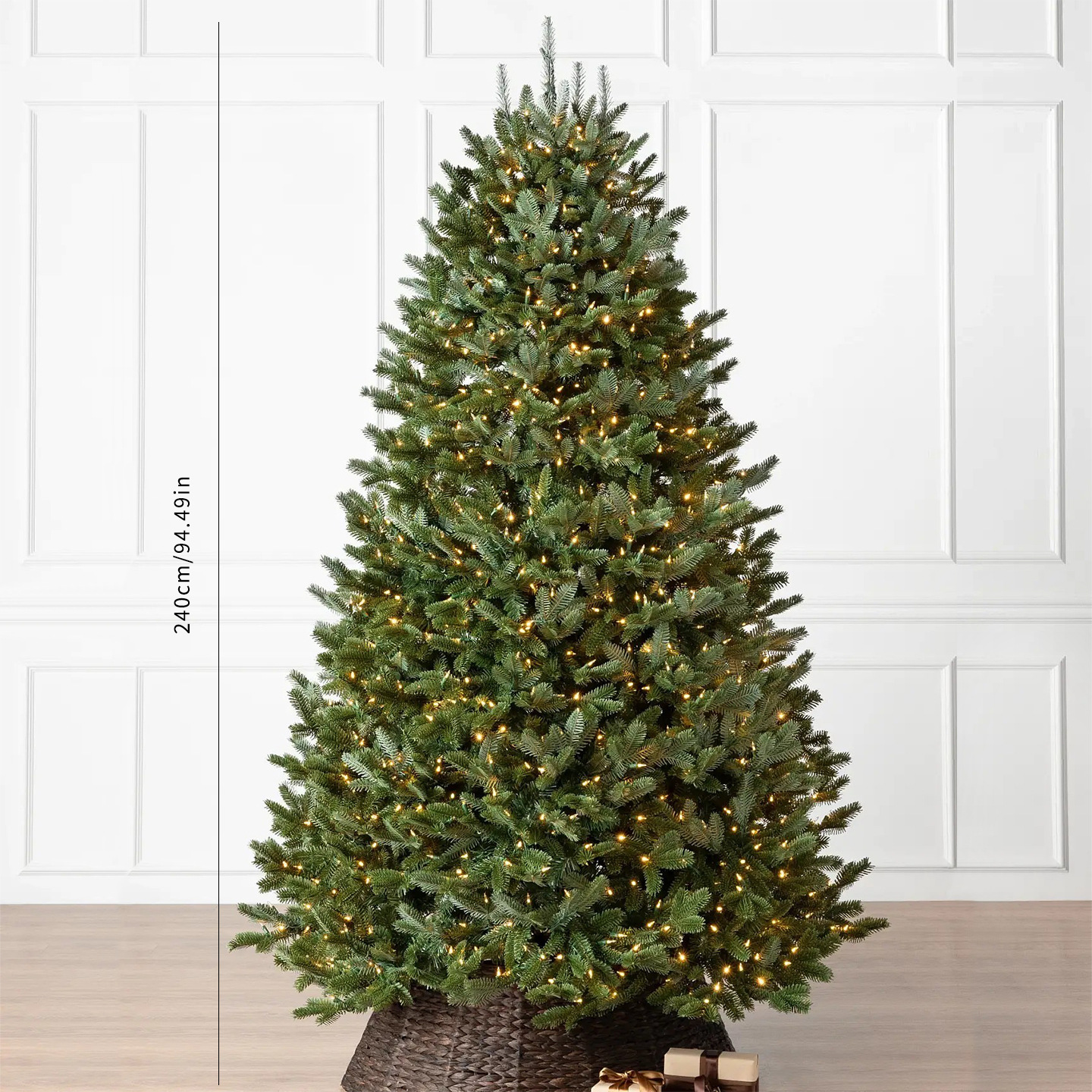 240cm puro pe8460T árbol automático con luz + árbol