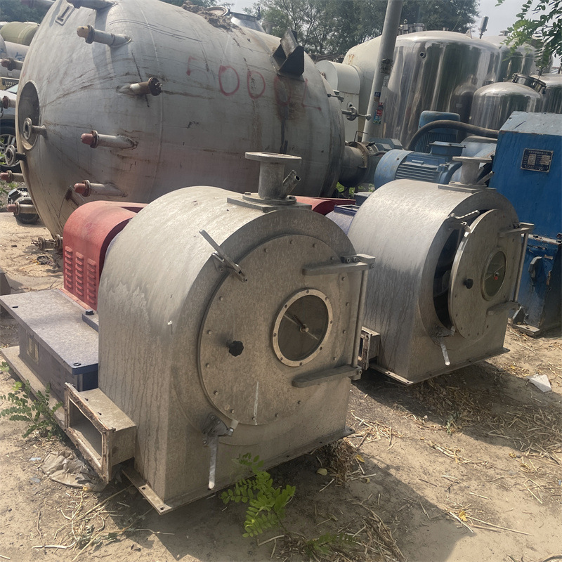 收购二手螺旋离心机  化工真空分离机 不锈钢固液分离设备