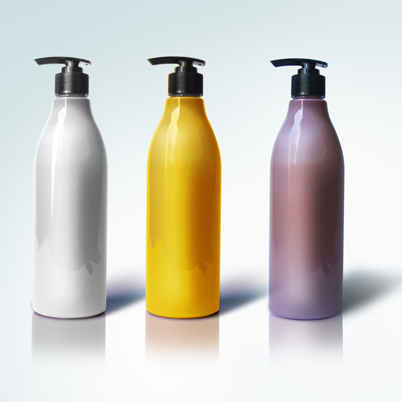 500ml网红洗发水瓶沐浴露瓶按压乳液洗护瓶pet透明半透彩色塑料瓶